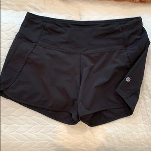 Black lululemon shorts